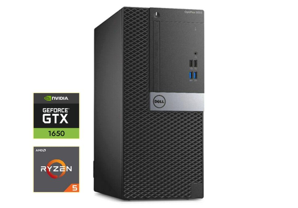 Komputer E-Sportowy - Ryzen 5 1500 Pro, Nvidia GTX 1650, 16GB RAM 512