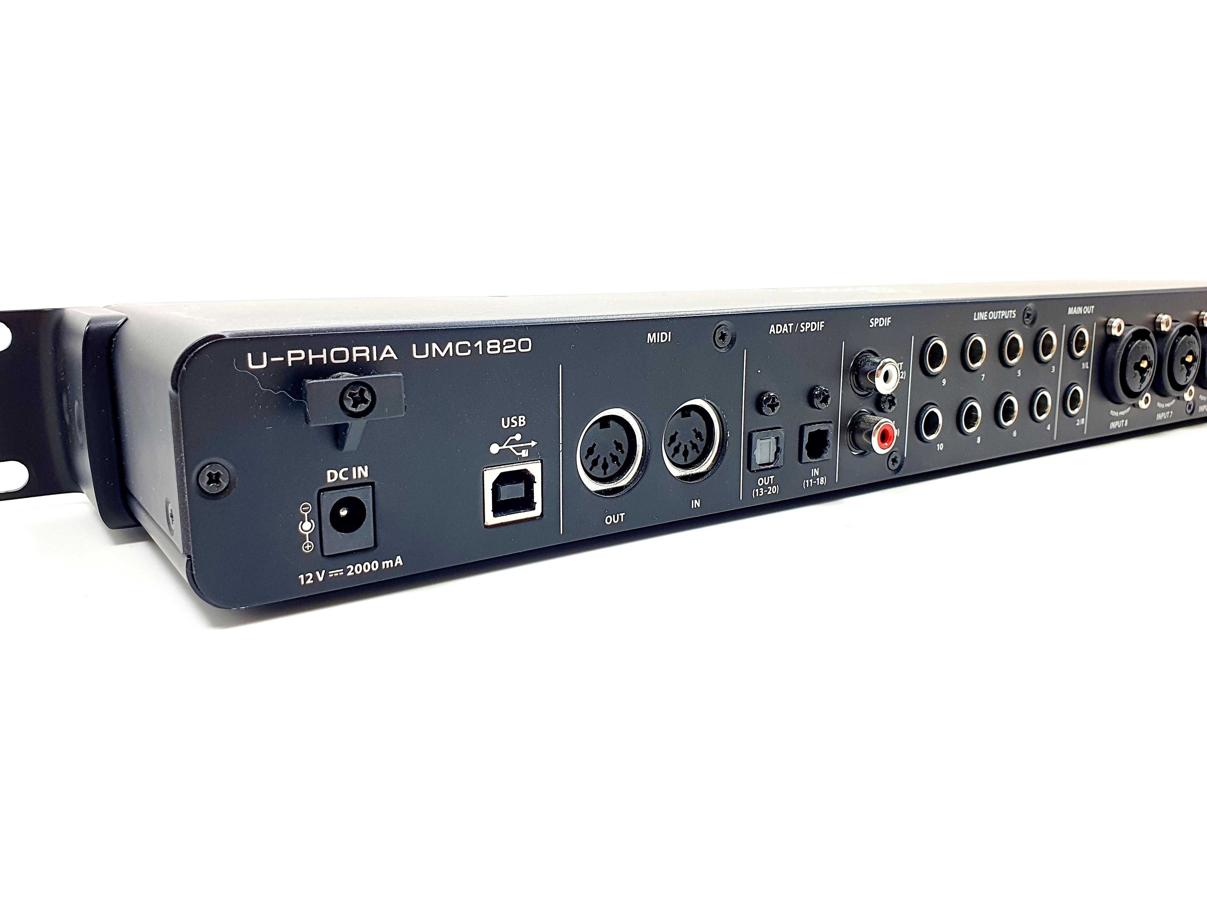 Behringer UMC1820 Interface Audio Usb/MIDI 18 Wejść