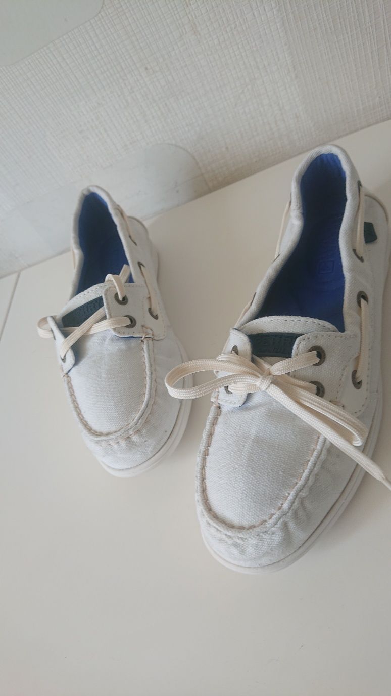 Брендовые парусиновые мокасини Sperry top sider оригинал из США