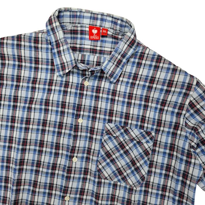 Engelbert Strauss koszula robocza w kratę z krótkim rękawem 2XL XXL