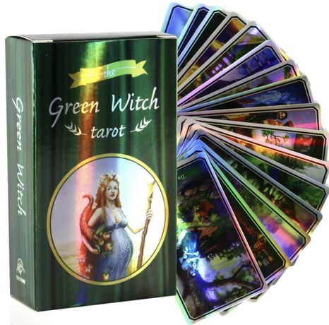 The Green Witch галографічні  Таро зеленої відьми