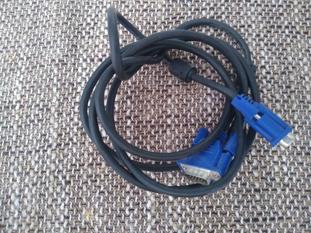 Kabel monitora VGA, używany sprawny