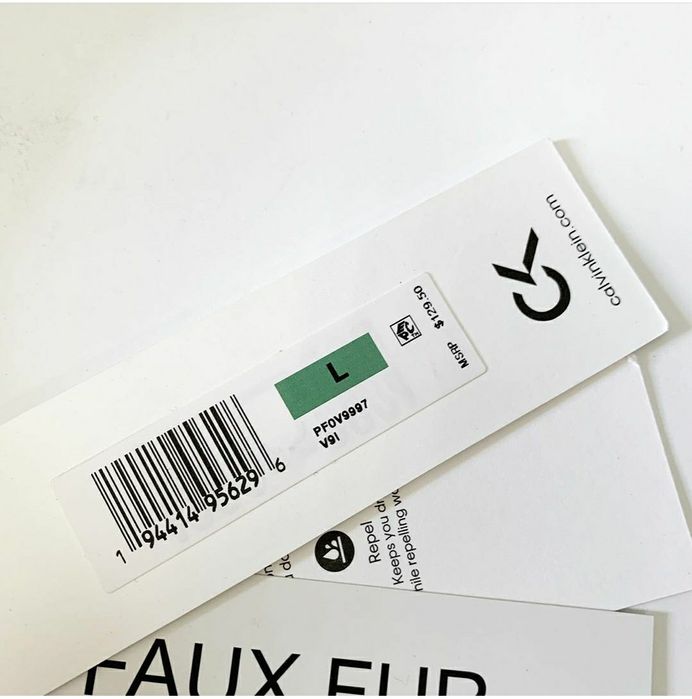 CALVIN KLEIN оригинал. Куртка зимняя холодная осень голубая XL