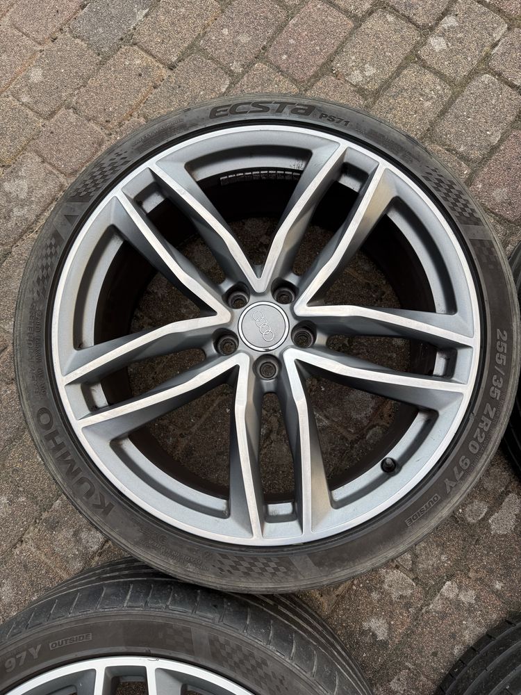 Aluflegi felgi kola Audi A6 A7 S6 4G9 255/35 R20 5x112 Hankook 2023r.