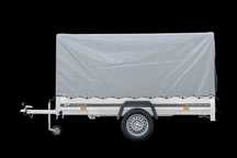 Przyczepka 264x125 UNITRAILER GARDEN 264 KIPP ze stelażem i pokrowcem
