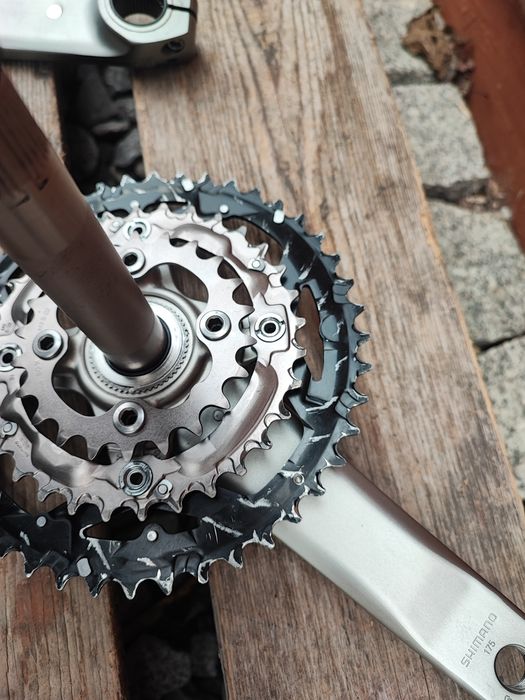 Korba rowerowa Shimano Deore LX M580 175mm Retro MTB ładny stan