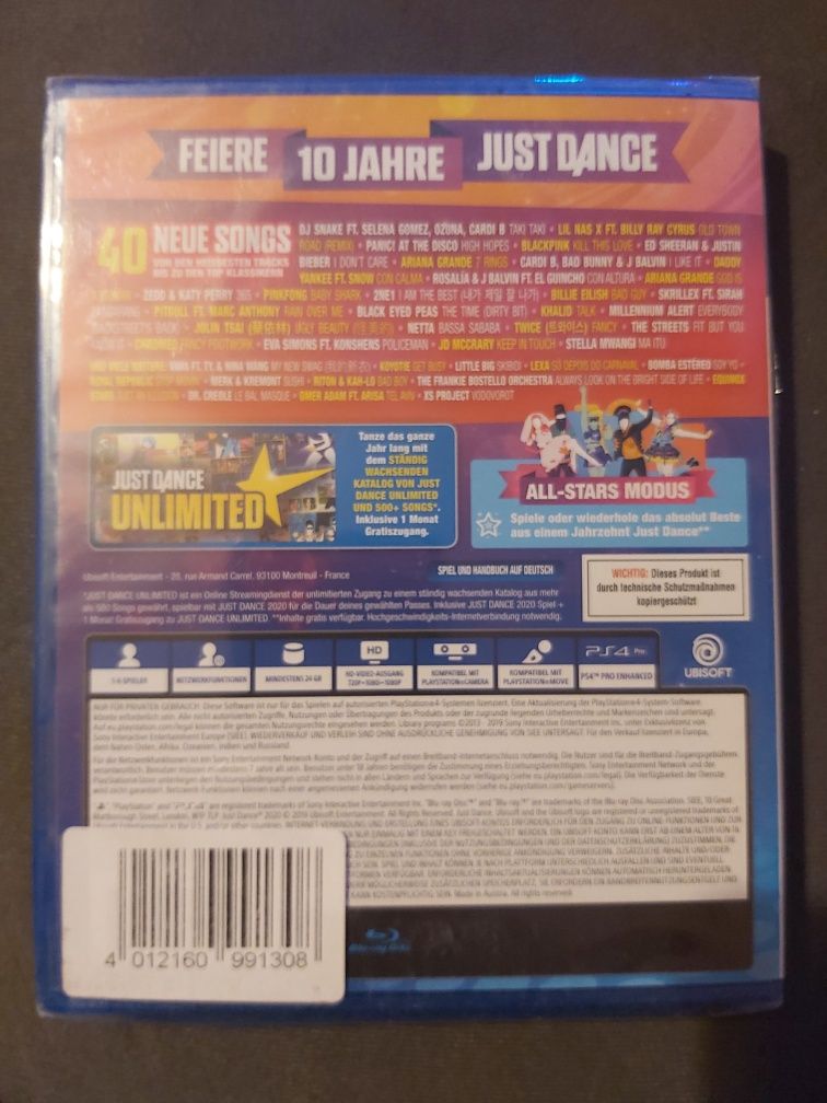 Just Dance 2020 NOWA ps4
