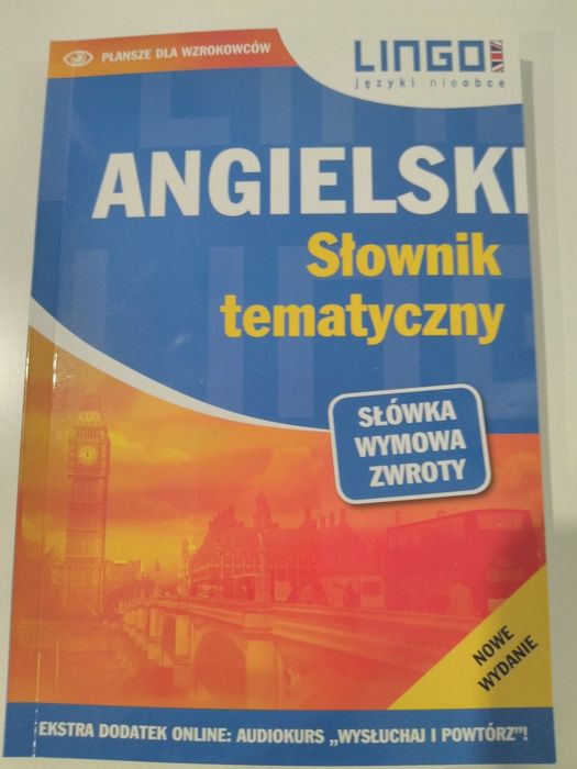 Angielski słownik tematyczny , Książka + MP3