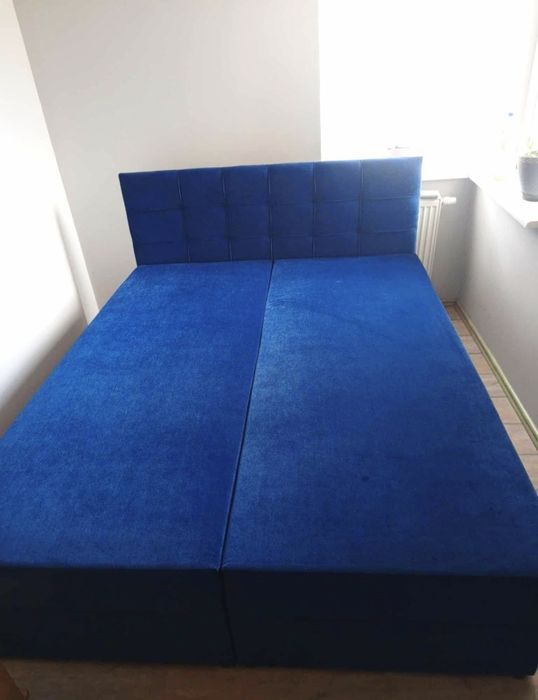Łóżko sypialniane z pojemnikiem + toper 140/160/180x200 Nowe