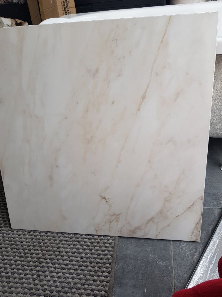 Nowy Gres szkliwiony 60 x 60 Bianco Calacata Lappato  gat. 1