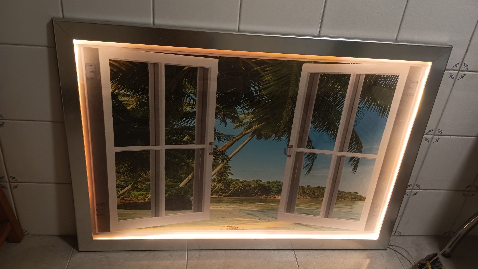 Quadro com LED's