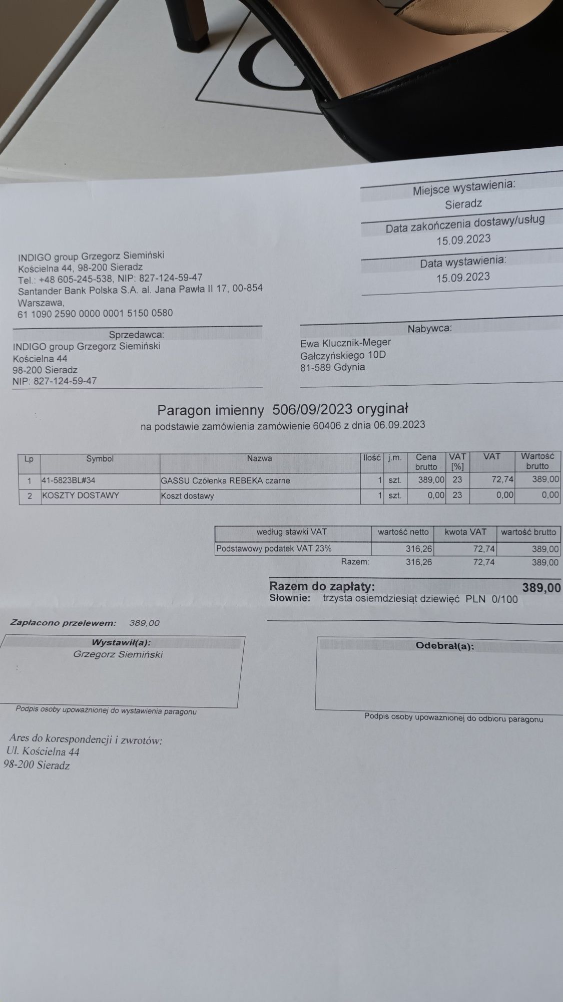 NOWE Szpilki, czółenka czarne, skóra naturalna