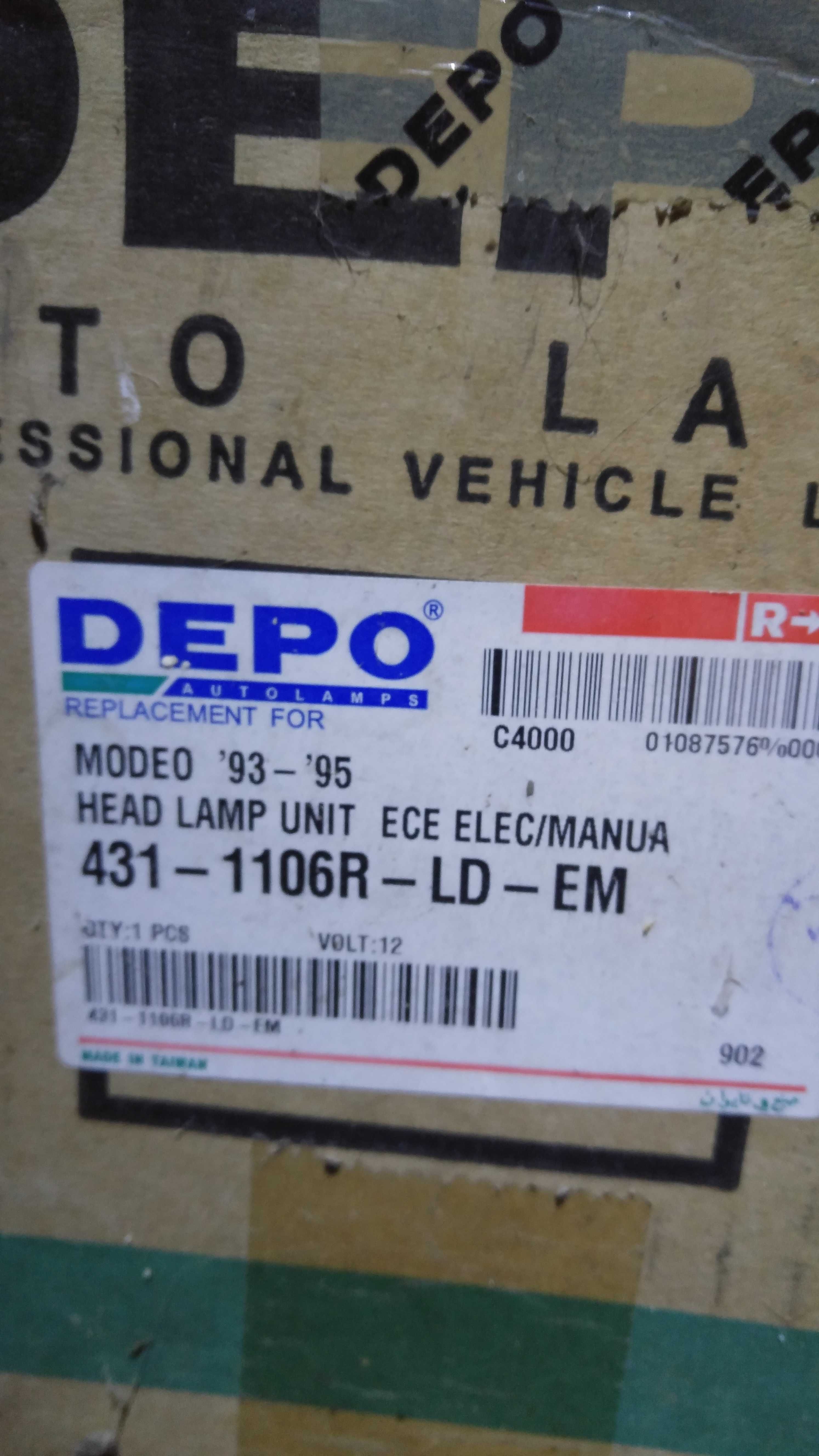 lampy przód mondeo mk1 93r