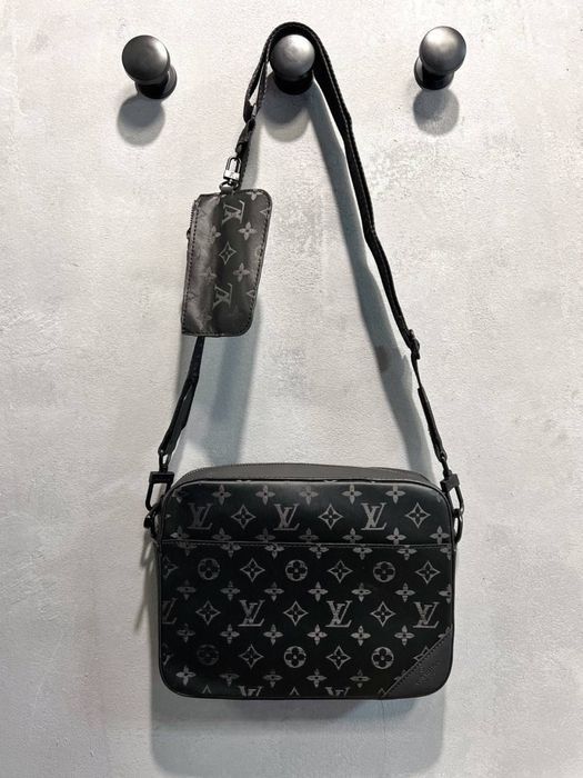 Louis Vuitton мужская сумка бананка через плечо