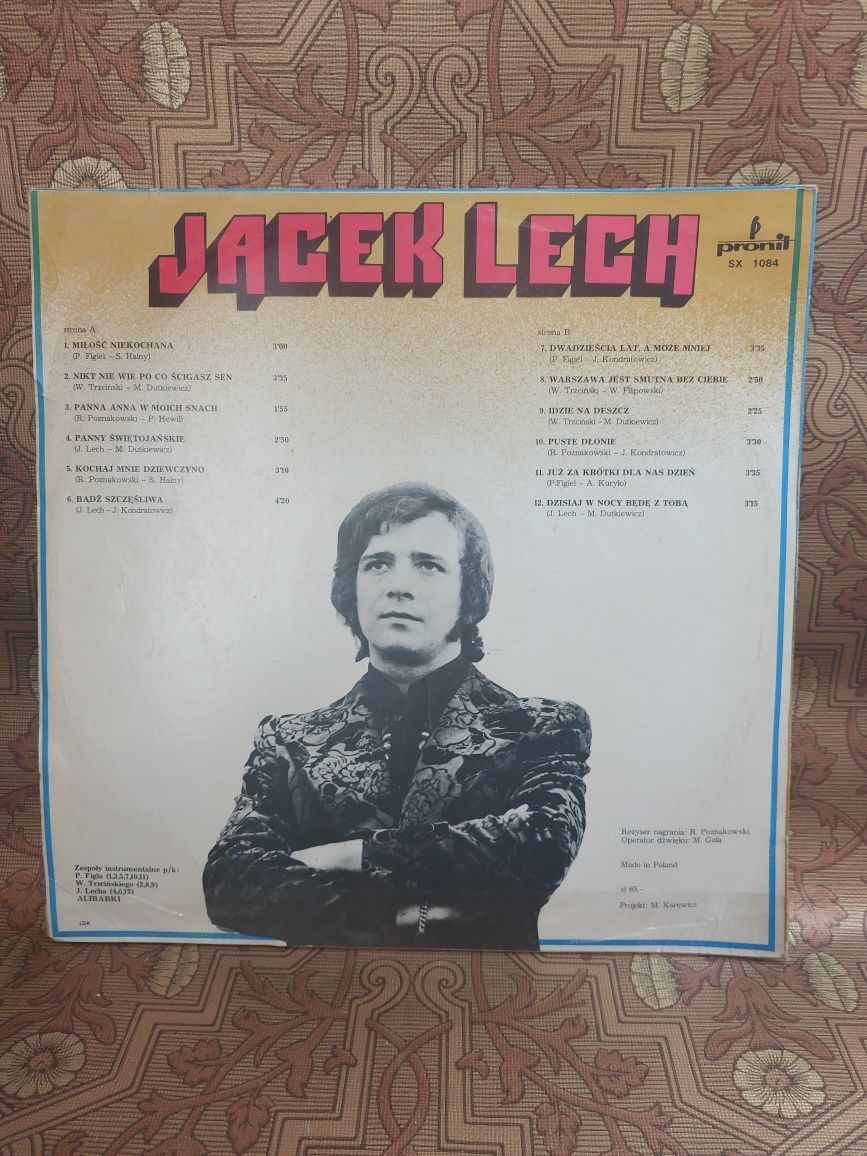 Płyta winylowa Jacek Lech bądź szczęśliwa