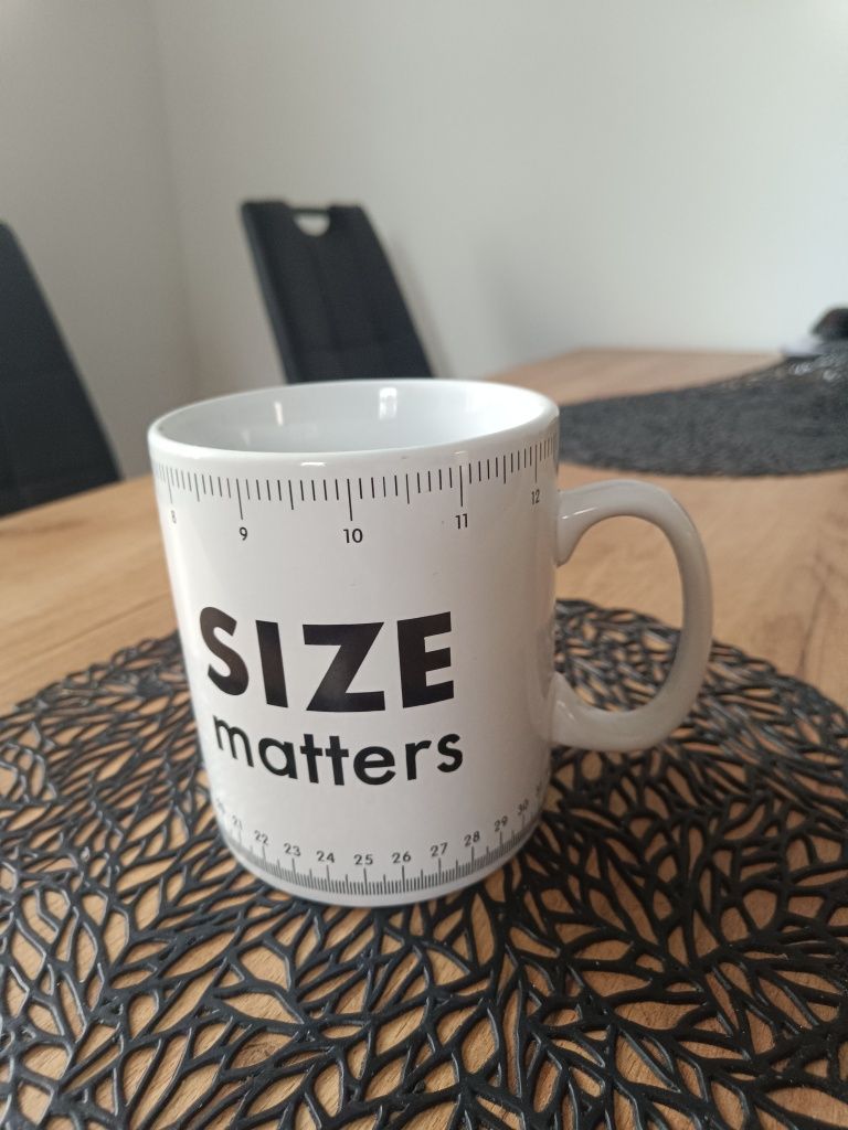 Duży kubek ceramiczny SIZE matters 800 ml