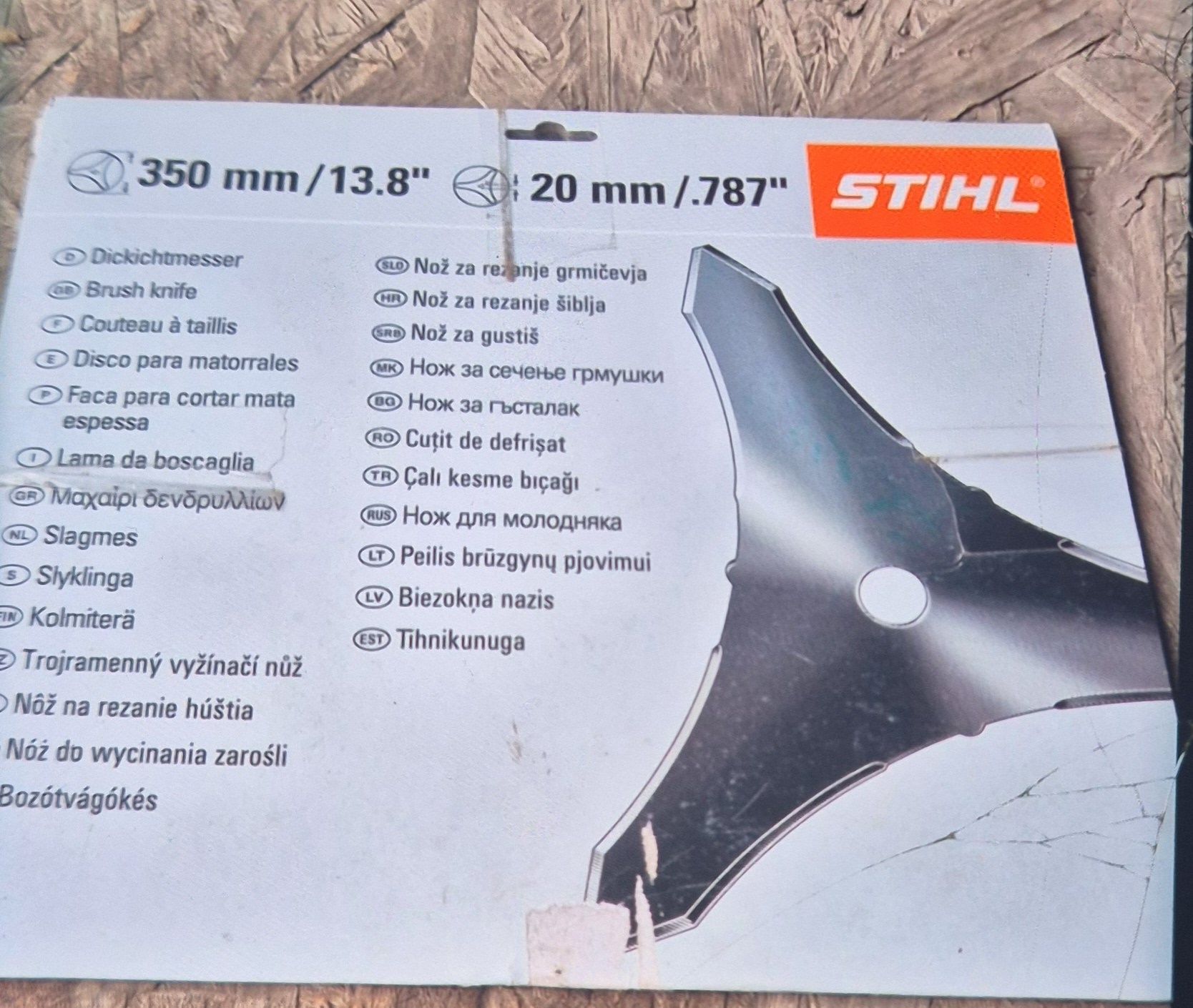 Trójząb do podkaszarki stihl