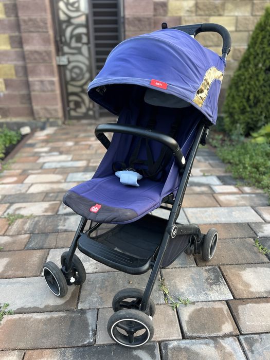 Коляска Qbit+ GB Gold трость детская коляска кюбит