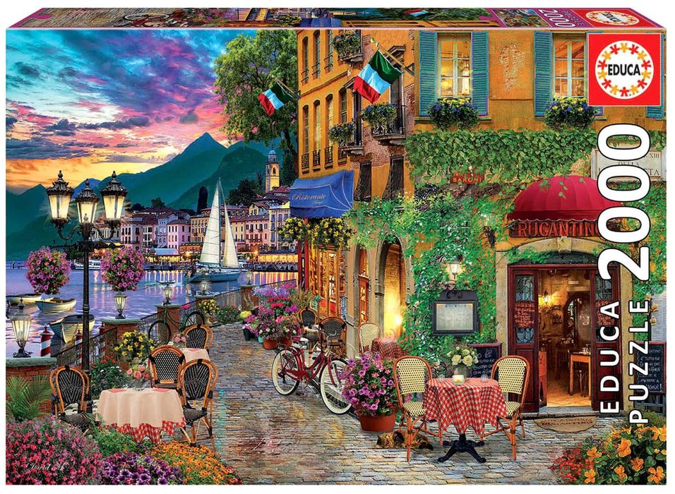 Puzzle 2000 Włoski urok 109593. Educa. Nowy Produkt