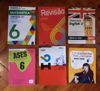 Livros de Atividades: Testes + Provas Aferição - 6º Ano - De 5€ a 8€!