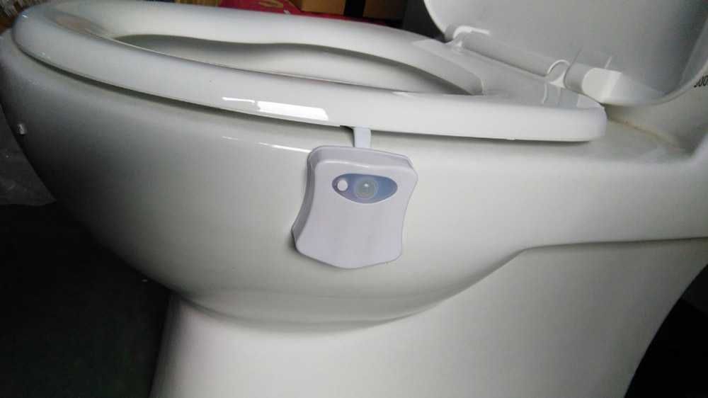 Podświetlenie WC lampka LED czujnik ruchu zmierzchu