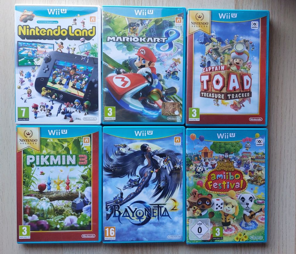 Lote Jogos Nintendo Wii U
