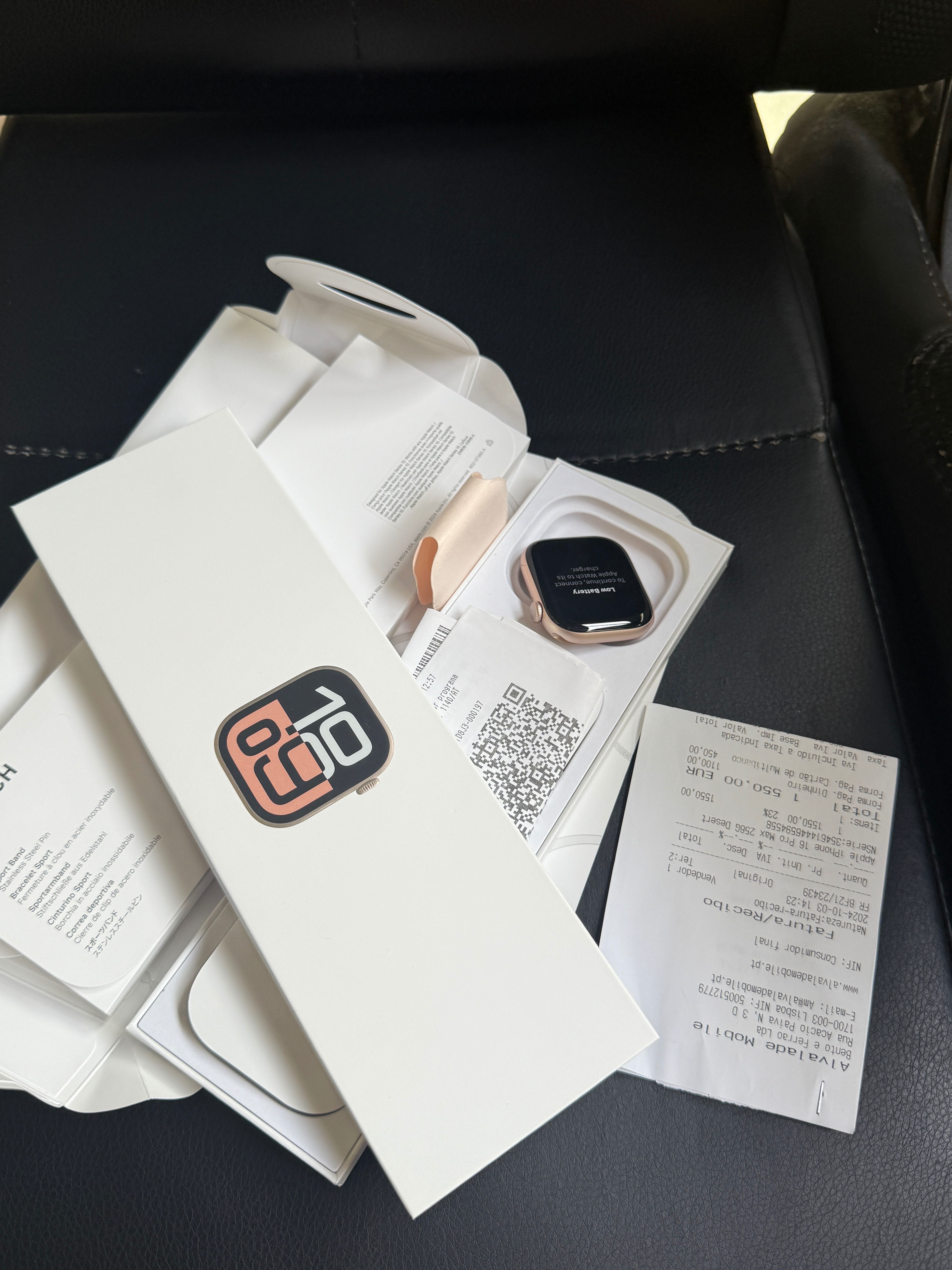 Vendo Apple Watch S10 47mm Fatura e Garantia