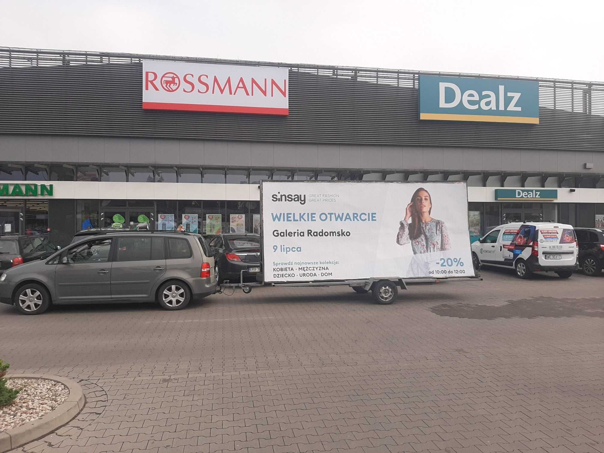 Reklama mobilna przyczepki reklamowe Częstochowa - Reklama na lawecie!