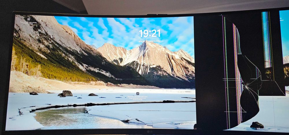 Monitor LG 34WP65C-B Uszkodzony