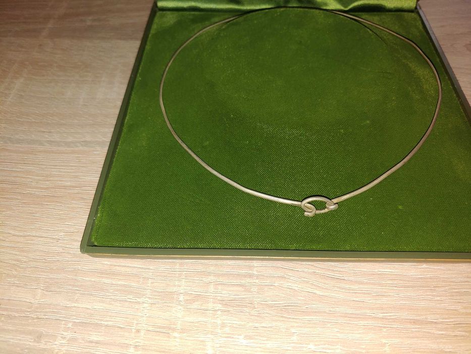 sztywny naszyjnik srebro