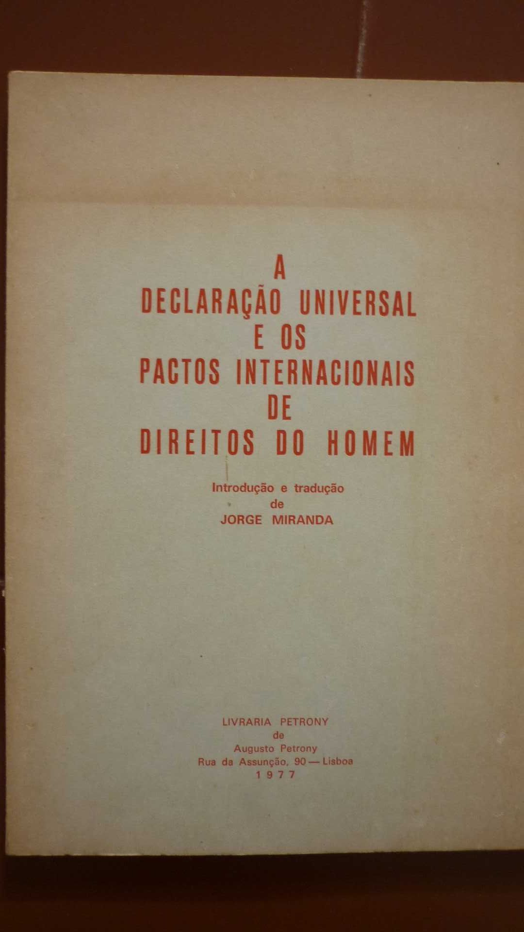 Jorge Miranda, A declaração universal dos direitos do homem