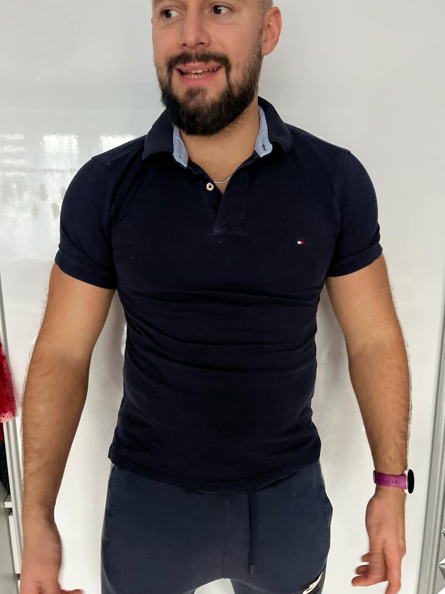 Koszulka męska S polo Tommy Hilfiger oryginalna stan bardzo dobry