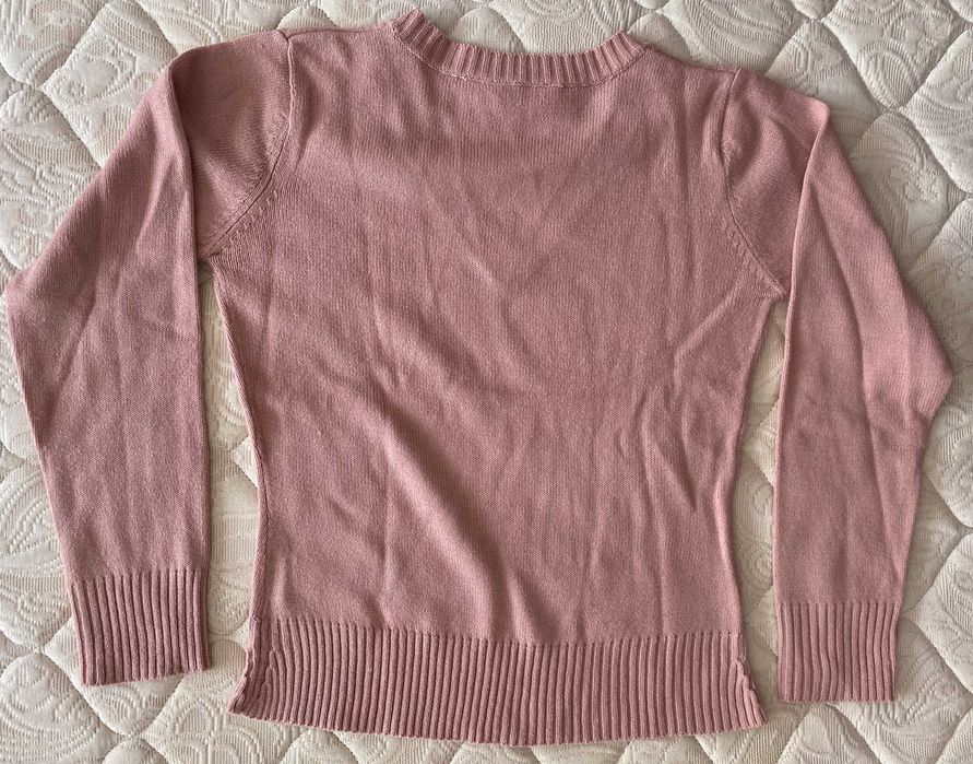 Camisola de malha cor de rosa da Veti