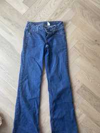 Dzwony jeansy H&M 36 s rozszerzane spodnie