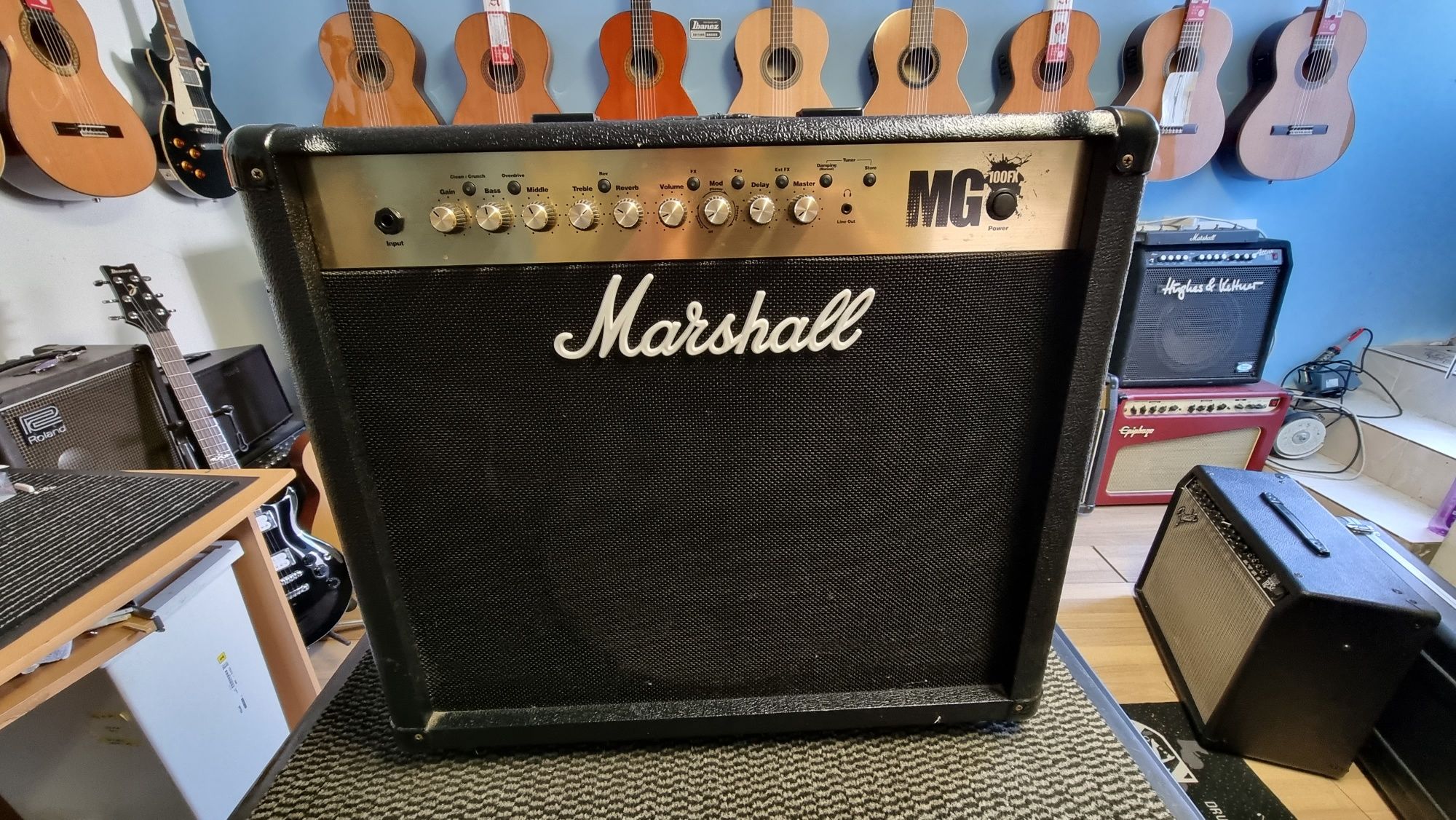 Amplificador de guitarra Marshall MG100FX Combo