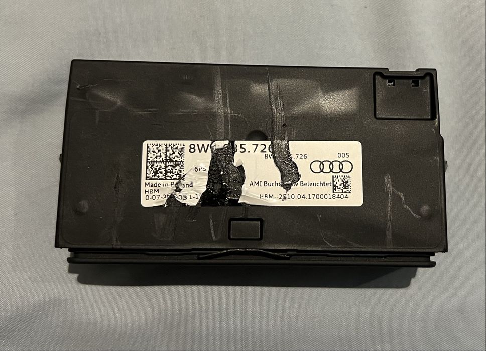 Audi a5/a4 radio mmi, panel i zlącze usb
