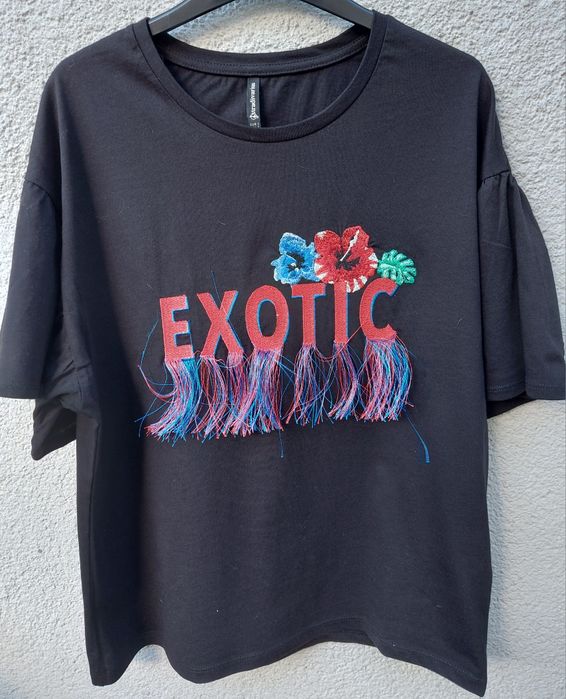 Czarna bluzka/koszulka Stradivarius rozmiar S