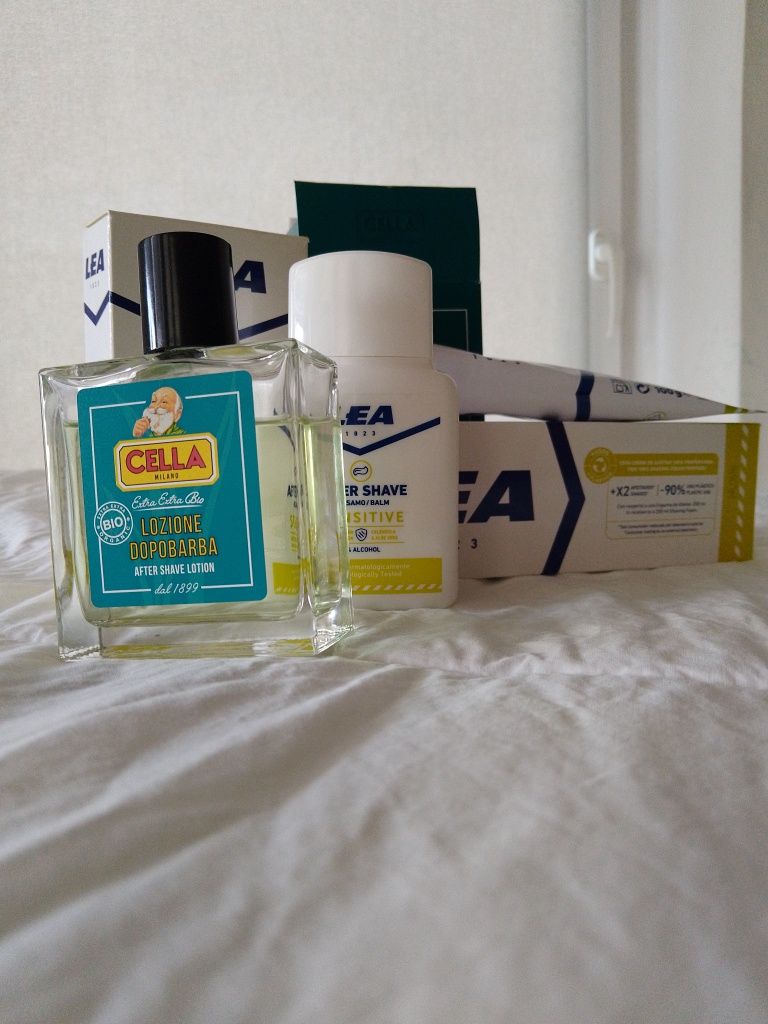 Cella after shave,Lea krem do golenia ,Lea balsam po goleniu