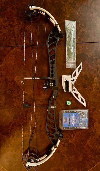 Łuk bloczkowy PSE Dominator Duo 38 SE2 + podstawka Hamskea + GasSystmX