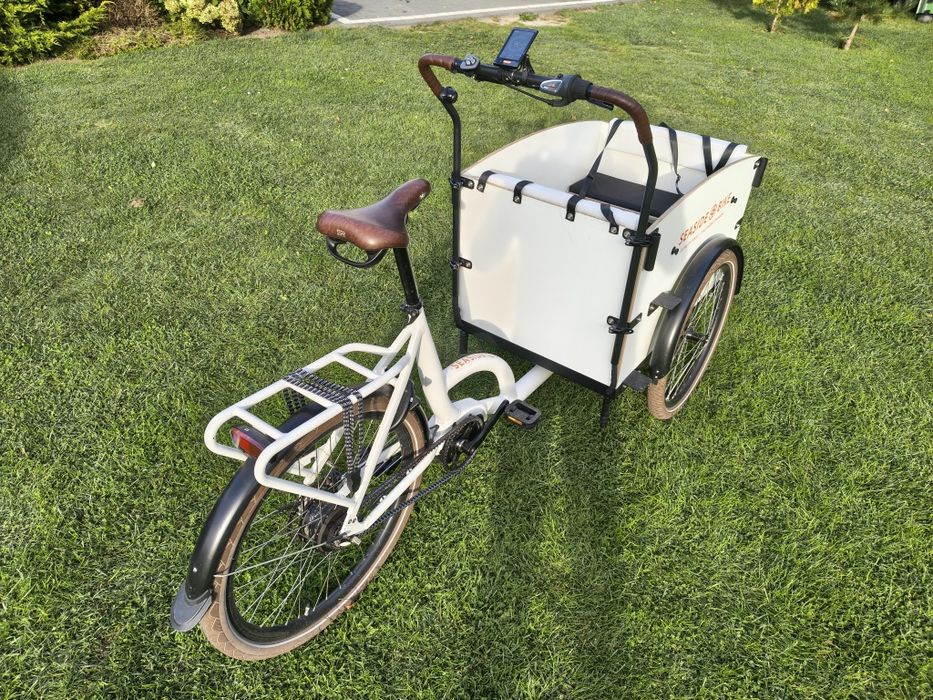 Rower elektryczny riksza cargo 5os. Seaside bike