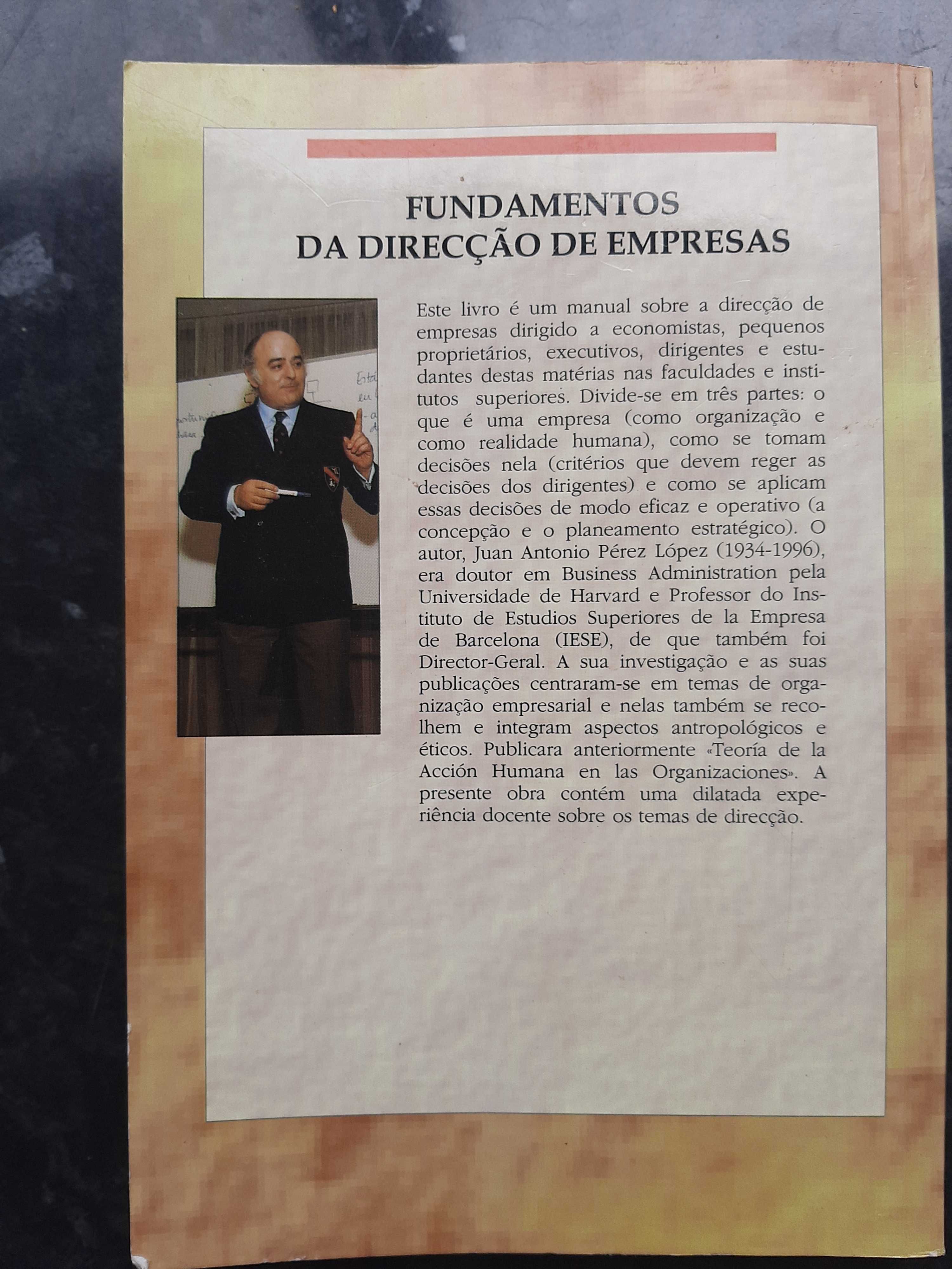 Livro Gestão  "Fundamentos da Direcção de Empresas"