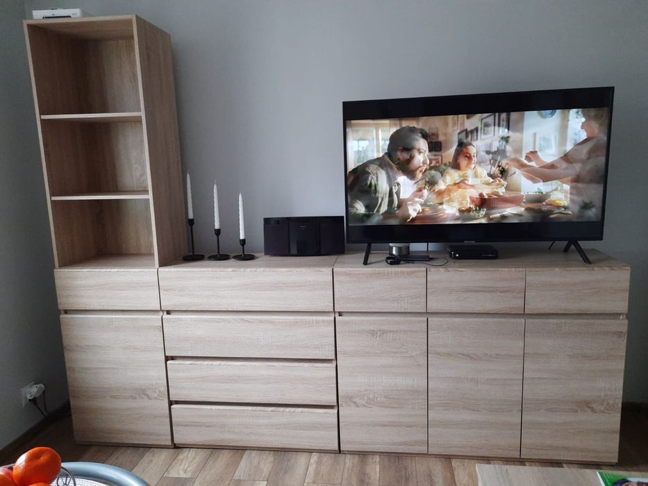 Komody+Słupek meblościanka komplet TANIO
