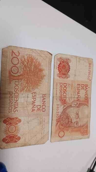 200 pesetas,1980