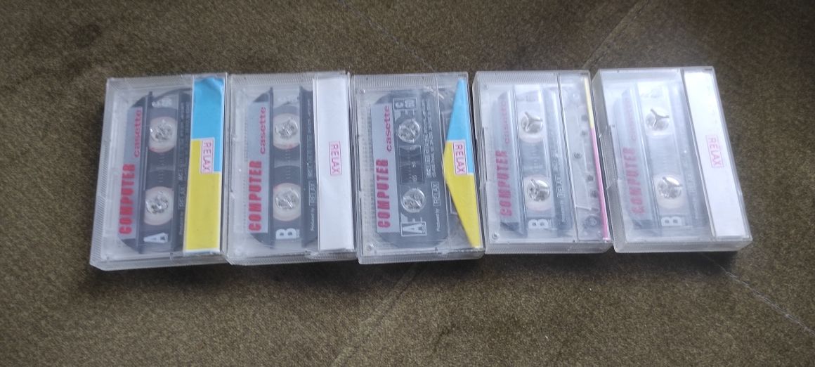 Do komputera konsoli Commadore C 64 Gry kasety Mix Gry Relax Vintage
