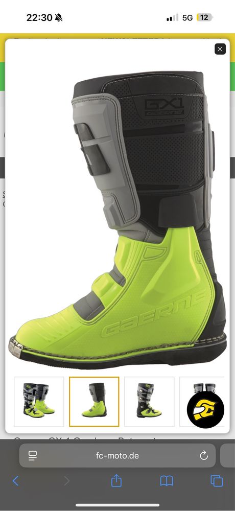Buty cross Gaerne GX-1 Goodyear S24, buty r.40