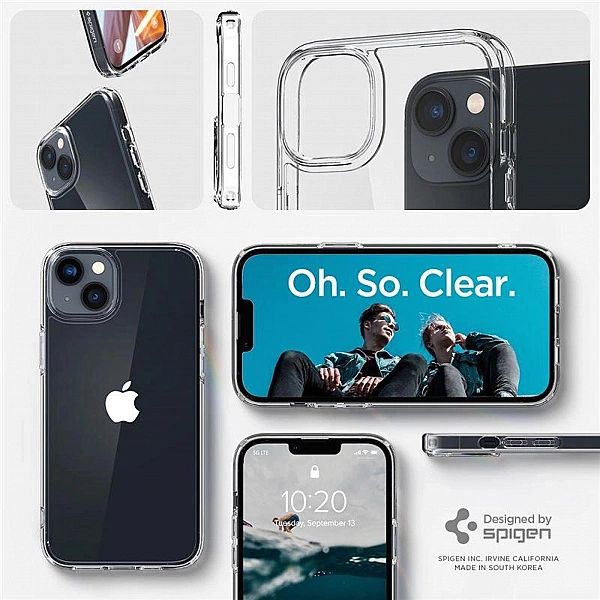 Etui Spigen Ultra Hybrid na iPhone 14 Plus - przezroczyste