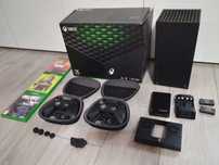 Xbox Series X + 2 pady Elite, gry, aku, ładowarka, dysk 2TB