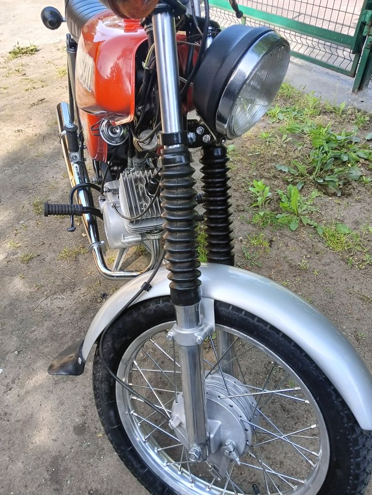 Motorower Simson S51 po całkowitej renowacji