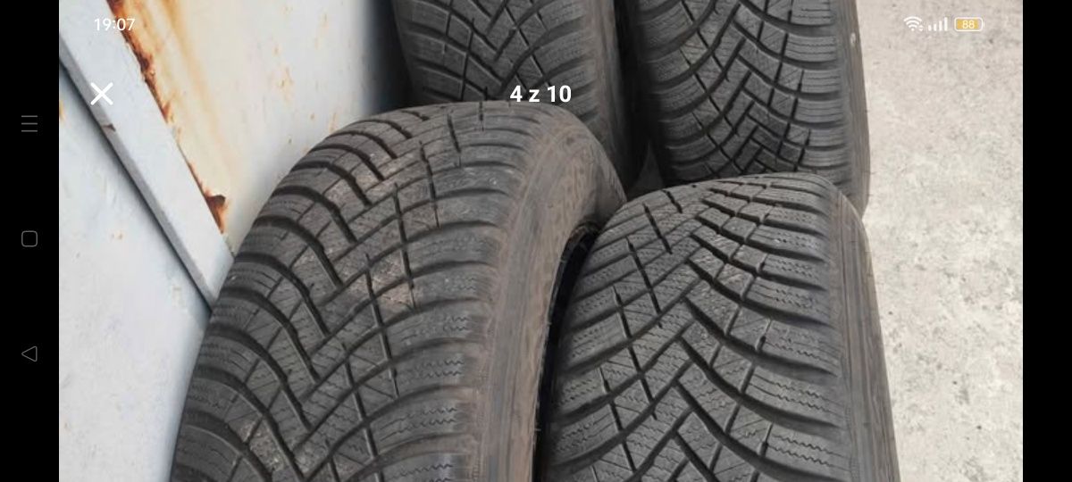 Koła stalowe 5x114,3 / 16" z bardzo ładnymi oponami zimowymi 205/60/16