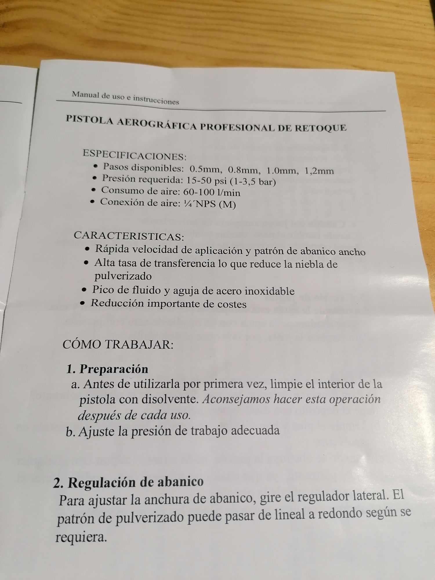 Pistola de pintura profissional aerografica nova